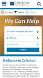Mobile Screenshot of colemanservices.org